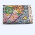 Vintage Baby Quilt     Soft Cozy Animals   Umbrella  43   x33   