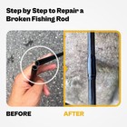 Fishing Rod Repair Kit Complete full Supplies With Glue For Freshwater   Salt