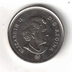 2012 Canadian Brilliant Uncirculated Elizabeth Ii Five Cent Nickel 