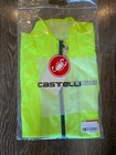 New Castelli Squadra Stretch Cycling Jacket Windproof Shell   Electric Lime