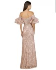 Lara 29190 Evening Dress Rose Gold Mermaid Gown New With Tags