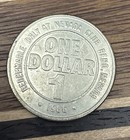 Nevada Club Casino 1986  1 One Dollar Slot Gaming Coin token - Reno  Nv