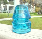 Great Blue Aqua Cd 731 Mckee Threadless Glass Insulator