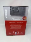 Sunbeam Fleece Heated Electric Blanket Full Size  84  X 72   12 Heat Gray New