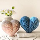 Heart Molds Valentine Love Resin Mold Silicone For Casting Home Decor Candle  