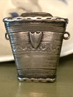 Antique Sterling Silver Hallmark Dutch Pill   Mint   Snuff F Box  Circa 1800s