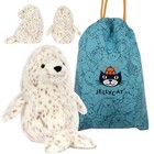 Jellycat Plush Toy With White Seal Galumphous Seal Soft Toy