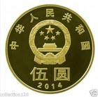 2014 China Commemorative Coin 5 Yuan Chinese Calligraphy