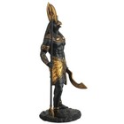 Veronese Design 10 1 2 Inch Egyptian Sun God Horus Holding Scepter Polystone    