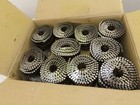 3 x 120 Round Head 15-degree Bright Screw Shank Wire Collated Coil Framing Nails