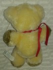 8   eden Tan   Light Brown Teddy Bear Red Ribbon Rattle Plush 