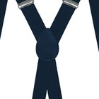 Men X-shape Suspenders Elastic Strap Brace 3 Clips Adjustable Pants Brace Tbn Us