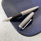 Pilot Custom Sterling Silver Gingoushi K-1000ss 18k Fine Nib Vintage Japan