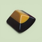 Button Art Deco Bakelite Large Chunky Unusual Triangular Rounded Shape Vintage 