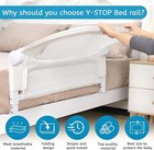 Y- Stop Bed Rail For Toddlers Convertible Toddler Bed Rails For Crib White