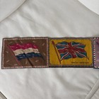 Vintage Tobacco Premium Felt Flannel 8 Flags Cigarette Cigar Quilting