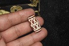 Rare Antique Old Near Eastern Etched Carnelian Stone Dzi Bead With Rare Pattern