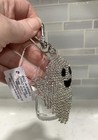 Bath   Body Works Halloween Silver Bling Ghost Pocketbac Hand Sanitizer Holder