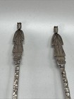 Vintage Set Of  2  925 Sterling Silver Chinese Character Spoon