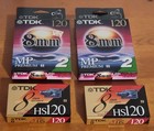Lot Of 6 Tdk 8mm 120 Mp Premium   Hs Camcorder Video Tapes Tdk All New   Sealed 