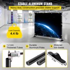 8ft Banner Stand Adjustable Backdrop Portable Trade Show Display Wall