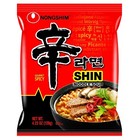 Nongshim Shin Ramen Spicy Noodles Pack Of 20     Savory   Microwaveable