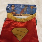 Rubies Pet Shop  superman  Cape With Collar Halloween Costume Puppy dog Lg Nwt