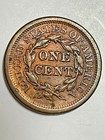 1851 U s Large One Cent Braided Hair