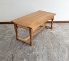 Dollhouse Large Kitchen Or Prep Table Light Walnut Finish 1 12 Scale Miniature