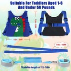Toddler Leash-baby Walking Safty Harness And Child Anti Lost Wrist Blue green