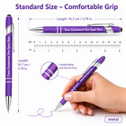 Customized Engraved Metal Pens Personalized Laser Name Logo Gift 10 Colors