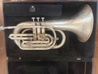 Silver Blessing Brand Marching Baritone  With Case And Mouthpiece  Usa 