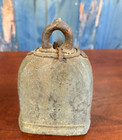 Antique   Bronze Bell Asian Culture Elephant Cow Temple
