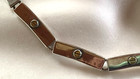 Vintage Taxco Mexico Sterling Silver Necklace Choker Screw Head And Bar 16    60g
