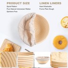 Banneton Bread Proofing Basket Set Of 1artisan Sourdough Bread Making Kit 8 5in