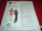 Vtg 70s Vogue Paris  1042 Givenchy Evening Dress Coat Sewing Pattern Sz8 Uc Lk4