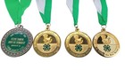 Vintage 4h Dog Show Medals Lot Of 4 Metal Collection Osage County Fair Kansas