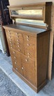 Victorian Oak Dental Cabinet  American Cabinet Co 