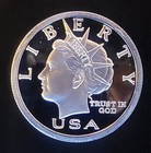 2005 Silver 1 2 Oz Ounce Norfed Mint  10 Torch-999 Fine Art Round Bar Coin Rare