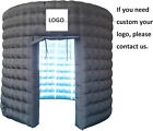Inflatable Led 360 Photo Booth Enclosure W  Led Lights blower For Party Birthday