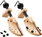 Pair 2-way Wooden Adjustable Shoe Stretcher Expander For Men Women Size 5-13 Us