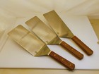 Dexter Usa Set  3  Spatulas S8699 Extra Large 8x4 Blades Wood Handles Factory2nd