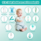 Baby Grooming Kit Health Care Set Newborn Nail Hair Nasal Aspirator 13pcs