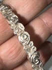 Bangle Bracelet Sterling Silver Antique Victorian Cast 100 Years Old