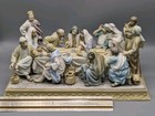 The Last Supper Porcelean Statue Religious Jesus 16 5  X 10 