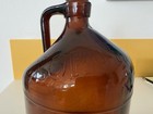 Limited Edition Clorox Vintage 1 Gallon Amber Glass Bottle  Rare Handle Gallon