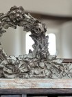Antique French Large Wooden Carved Pediment