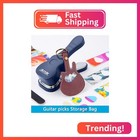 Artat Guitar Pick Punch Kit     Bass Guitar Picks Puncher With 15 Pick Strips