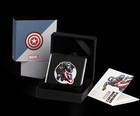 Pamp Mmtc Marvel Captain America 1 Oz Colorized Silver Coin  capsule  Box  Coa 