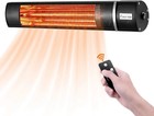 Wall Mounted Patio Heater Outdoor Electric Infrared 1500w Waterproof W  Remote